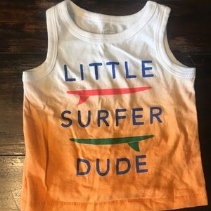Surfer Dude tank top for baby